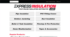 Desktop Screenshot of expressinsulation.com