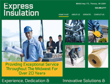 Tablet Screenshot of expressinsulation.net